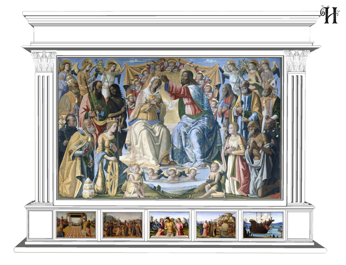 Altarpiece Interpretation, created in SketchUp